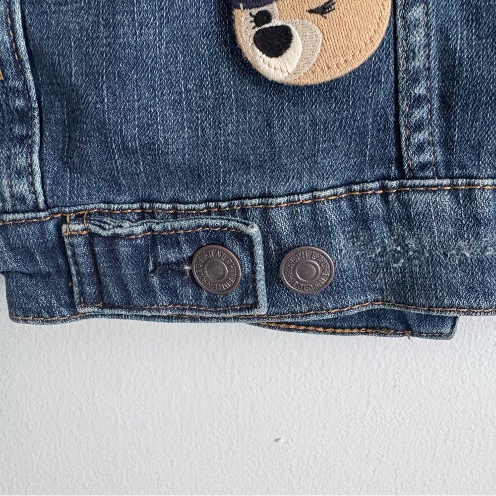 Polo by Ralph Lauren Blue Denim Jacket with Pink Detail - Picture 13 of 16